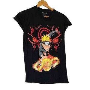 Dark End Naruto Uzumaki Rasengan Anime Graphic T Shirt Mens Size Medium Black